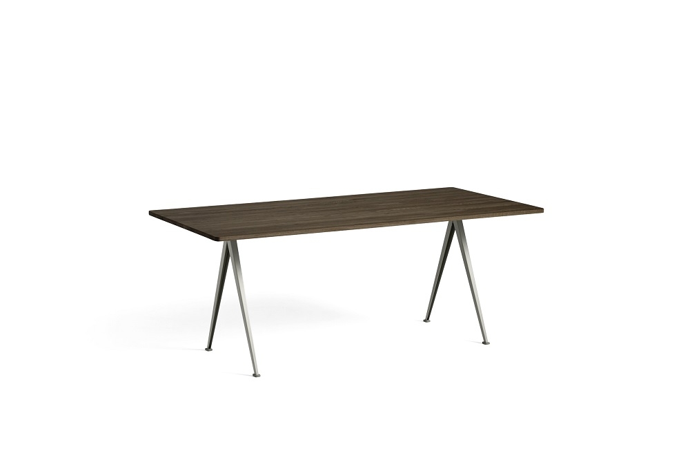 Pyramid Table 02 Table à manger Hay chêne fumé beige L 190 x D 85 Pyramid Table 02 Table à manger Hay chêne fumé beige L 190 x D 85