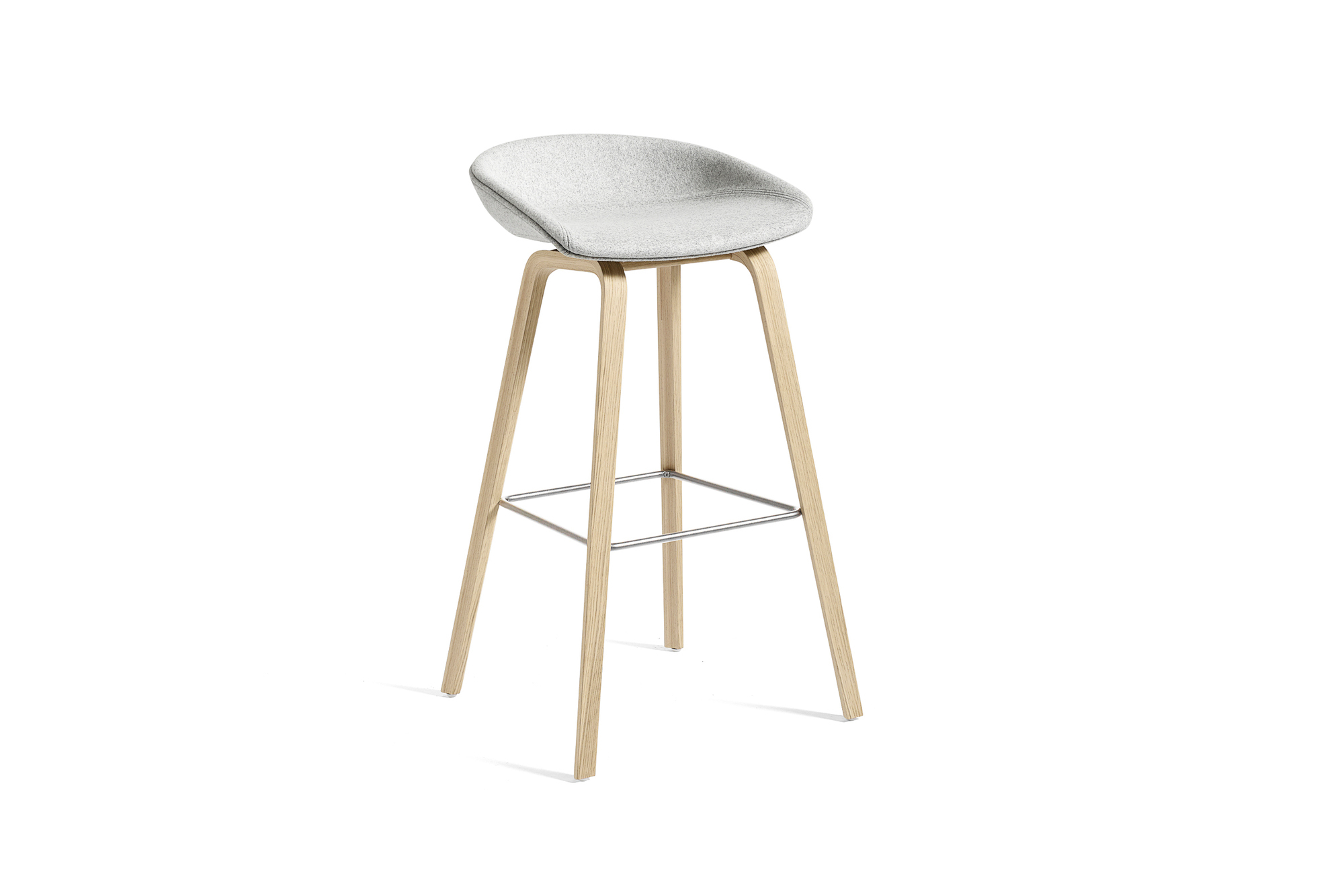About a Stool AAS 33 / AAS33 Tabouret de bar entièrement rembourré Hay