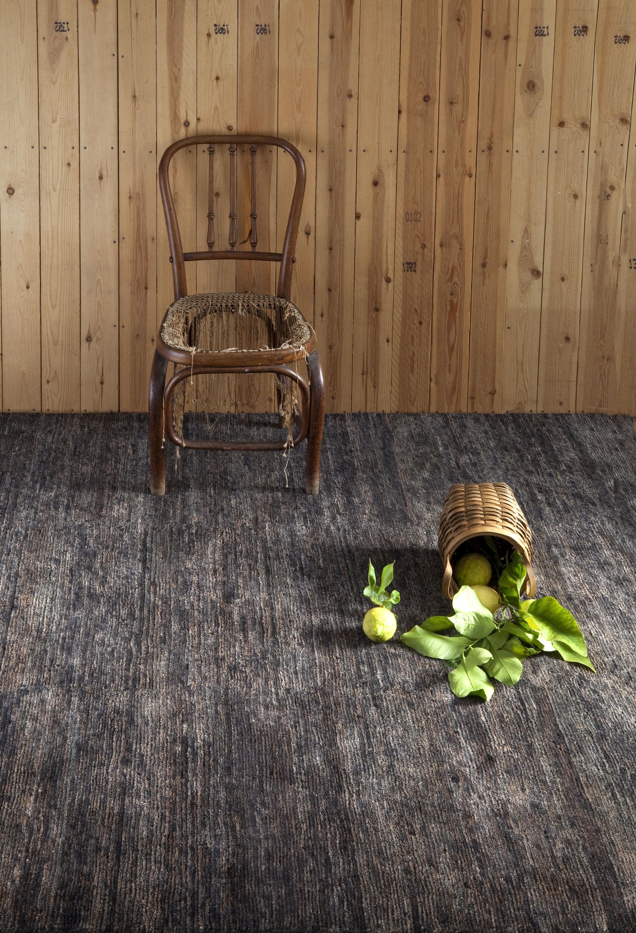 Noche Tapis noir 170x240 Nanimarquina