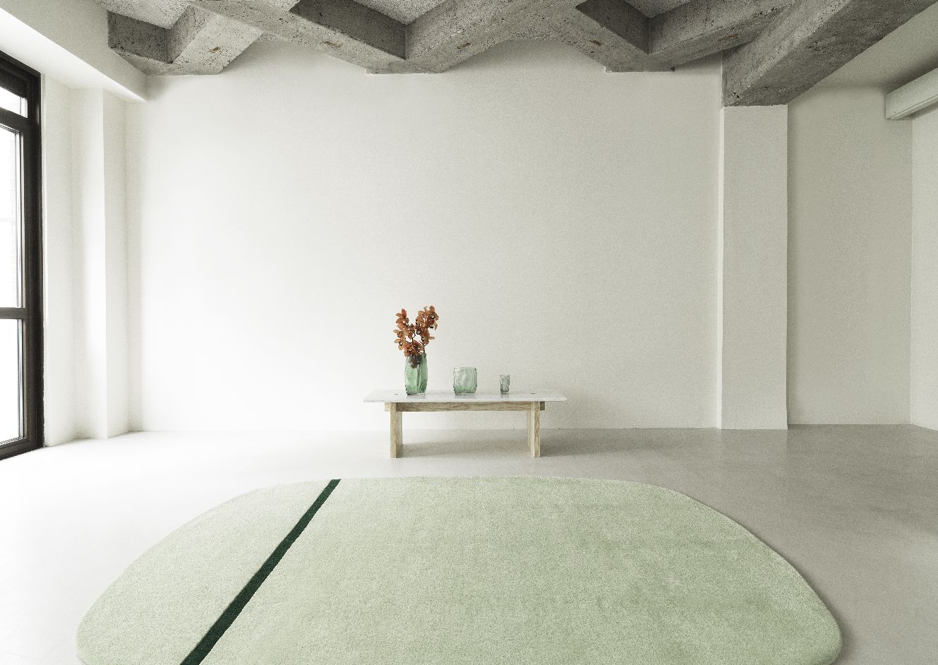 Tapis Oona NEUF 140 x 140 cm Normann Copenhagen OFFRE SPECIALE