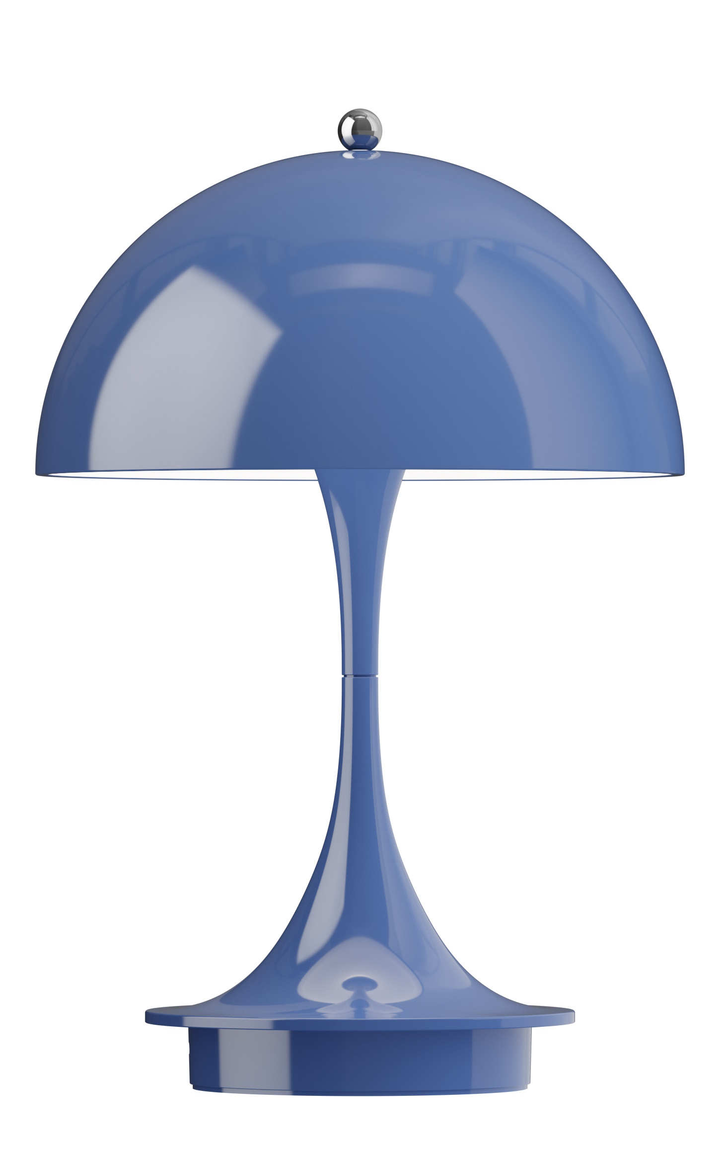 Panthella 160 Portable V3 Lampe de table à LED rechargeable Intérieur/Extérieur Louis Poulsen Indigo opaque