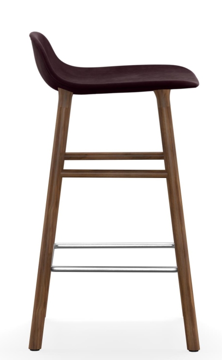 Form Barstool tabouret de bar H 65 cm Chêne Rembourré Normann Copenhagen