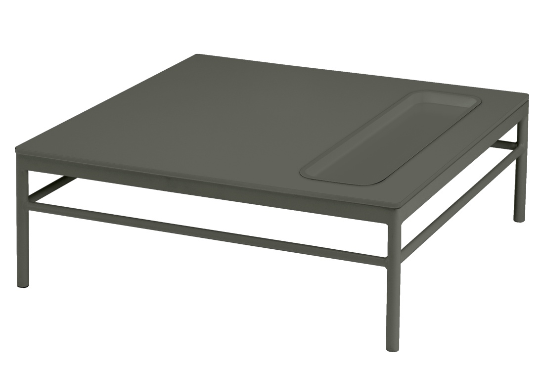 Rivage Table d'appoint Extérieur L 85 x P 85 x H 29,5 cm Fermob