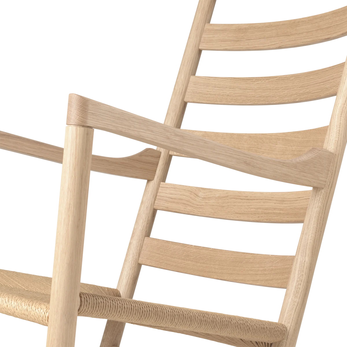 CH45 Chaise à bascule - Chêne savonné Carl Hansen & Søn