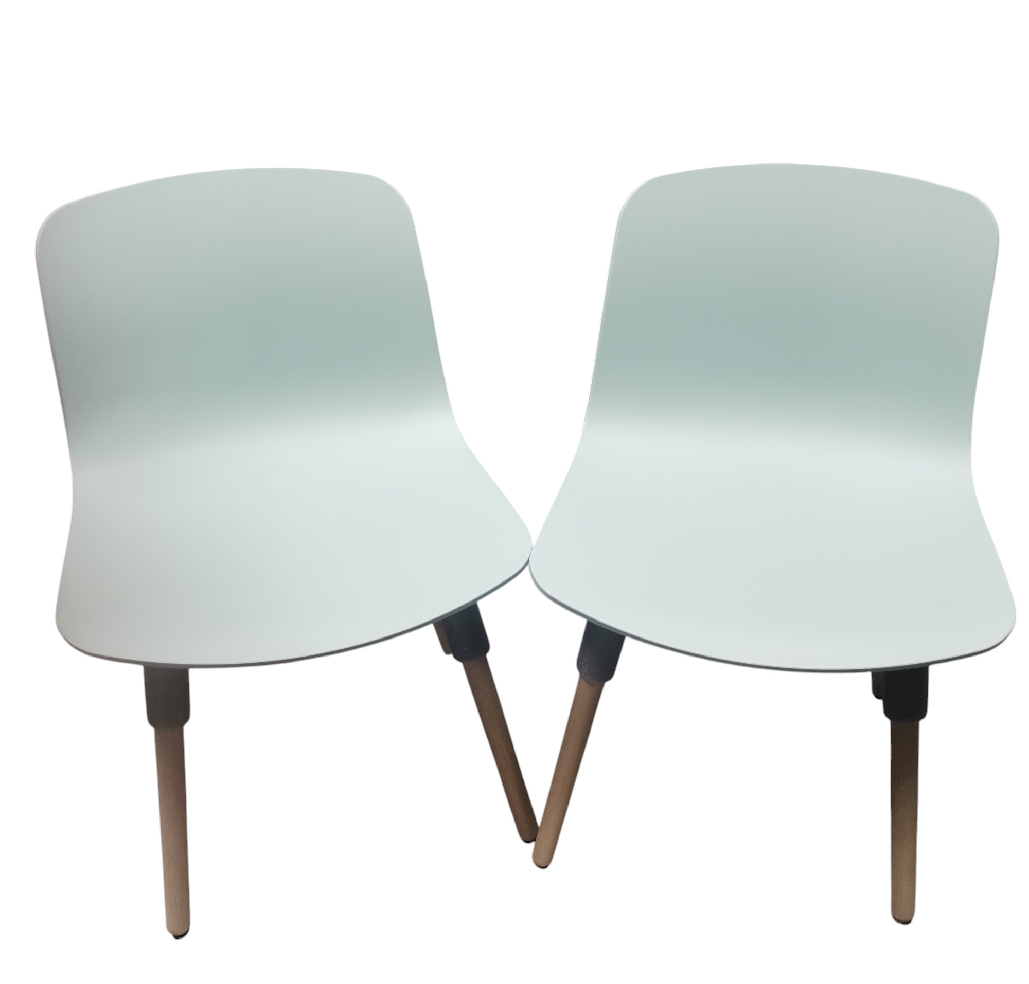 About a Chair AAC12 / AAC 12 Chaise MINTURE DUSTY / CHÊNE SAVÉ Hay OBJECTS IMPARFAITS 2 pcs