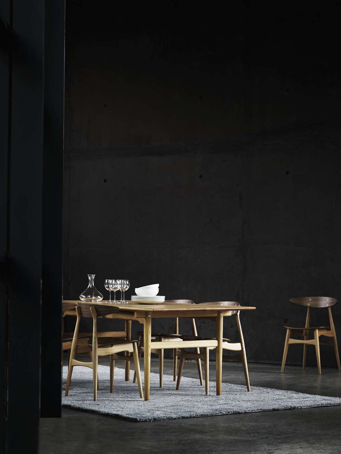 CH327 Table L 190 cm Carl Hansen & Søn
