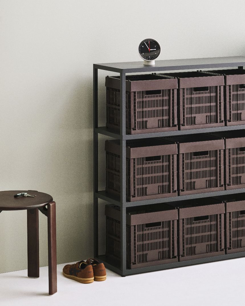 Horloge de table/horloge murale double fonction Rouge Hay