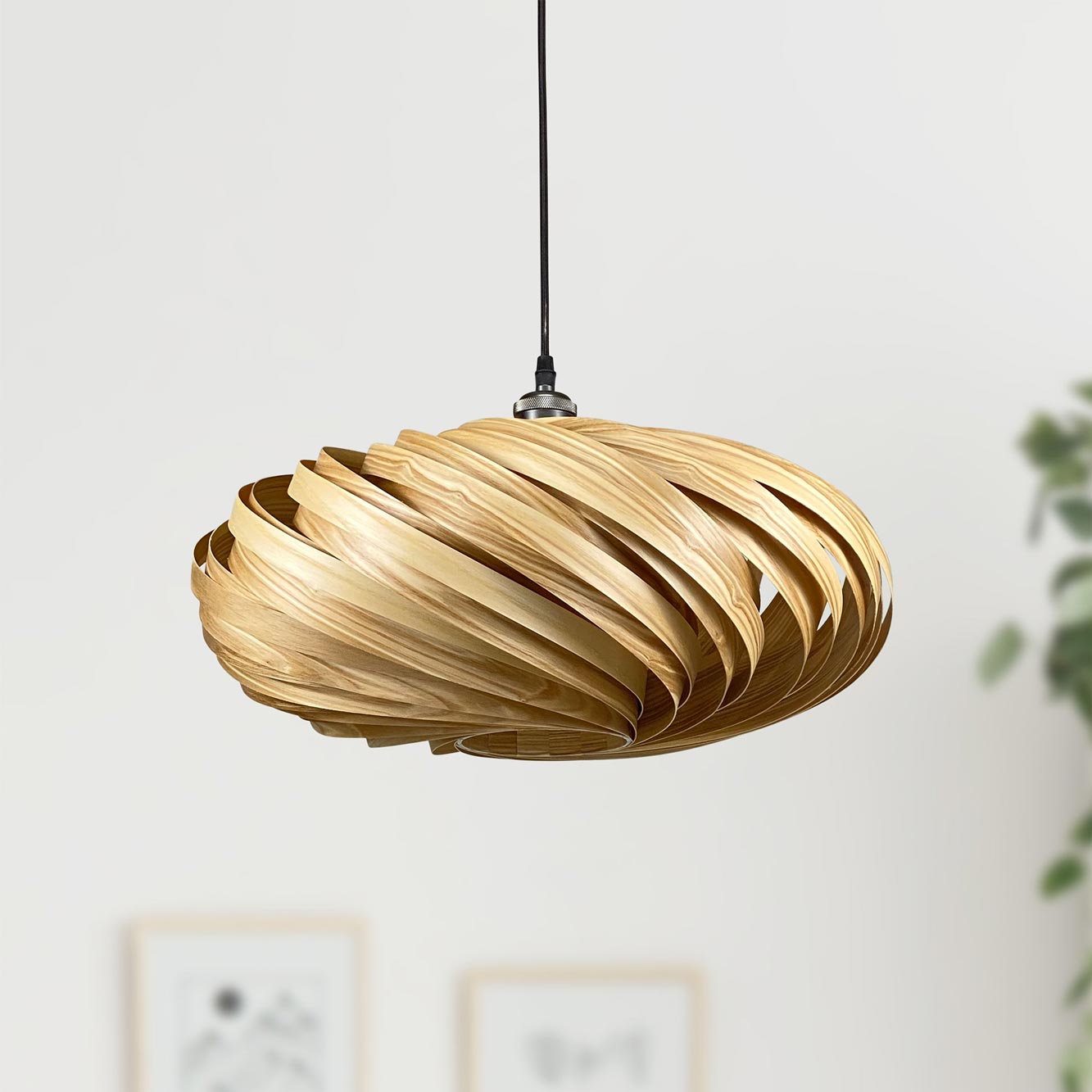Veneria Lampe à suspendre Ø50 cm Frêne Gofurnit