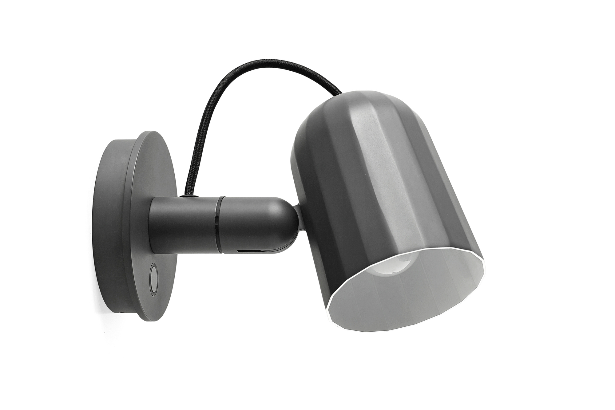 Noc Wall Button Applique Hay gris foncé