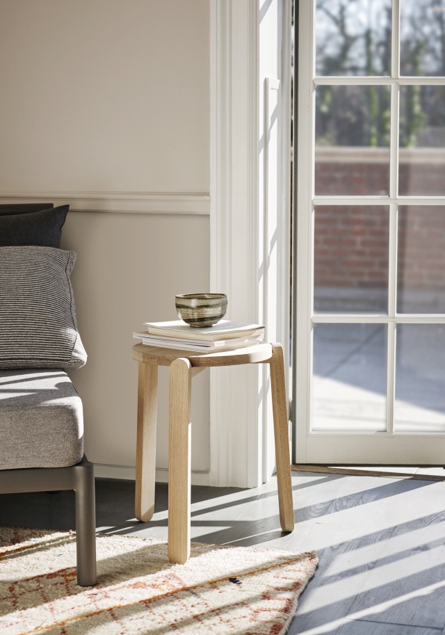 Nomad Tabouret Stool Skagerak by Fritz Hansen