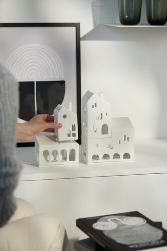 Maison lumineuse Maison empilée des arcs Räder