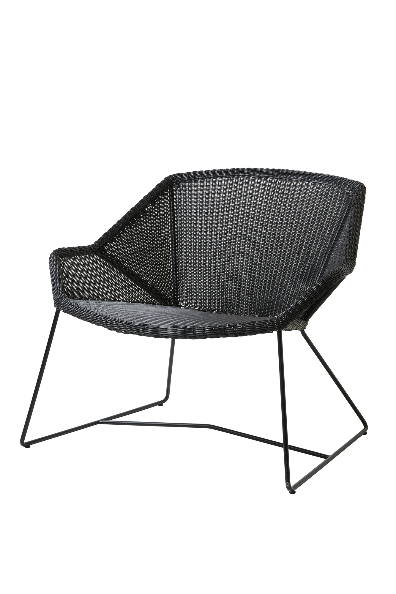 Breeze Outdoor chaise salon extérieur noir Cane-Line