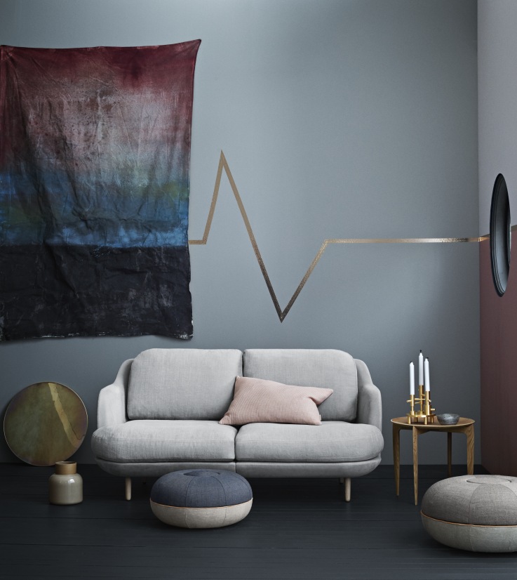 Pouf Large Tabouret Fritz Hansen