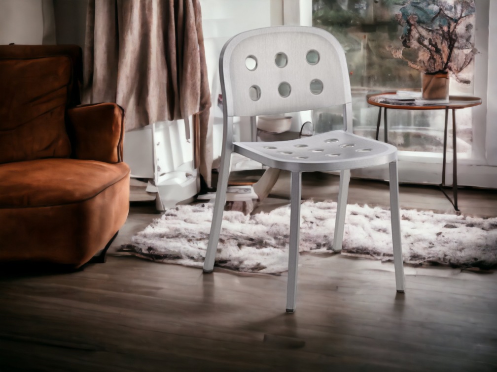 1 Inch All Aluminium Stacking Chair Chaise empilable Emeco