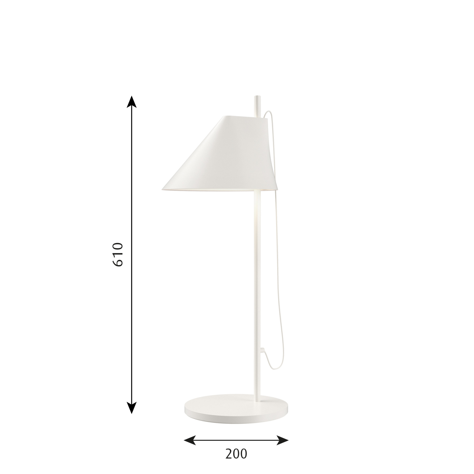 Yuh LED lampe de table BLANC Louis Poulsen UNIQUE