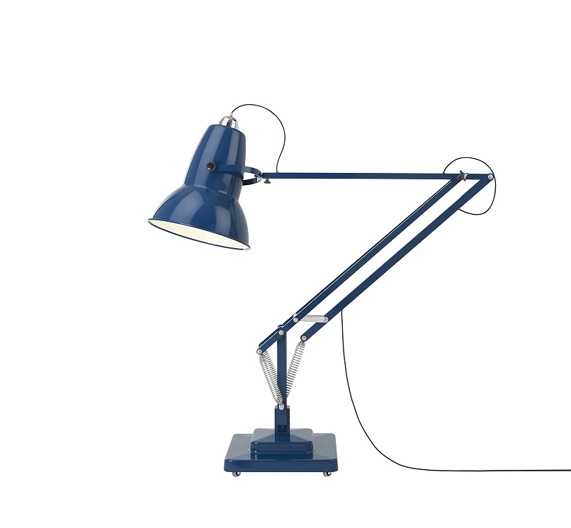 Original 1227 Giant Floor Lamp Lampadaire Indoor Anglepoise Marine bleu
