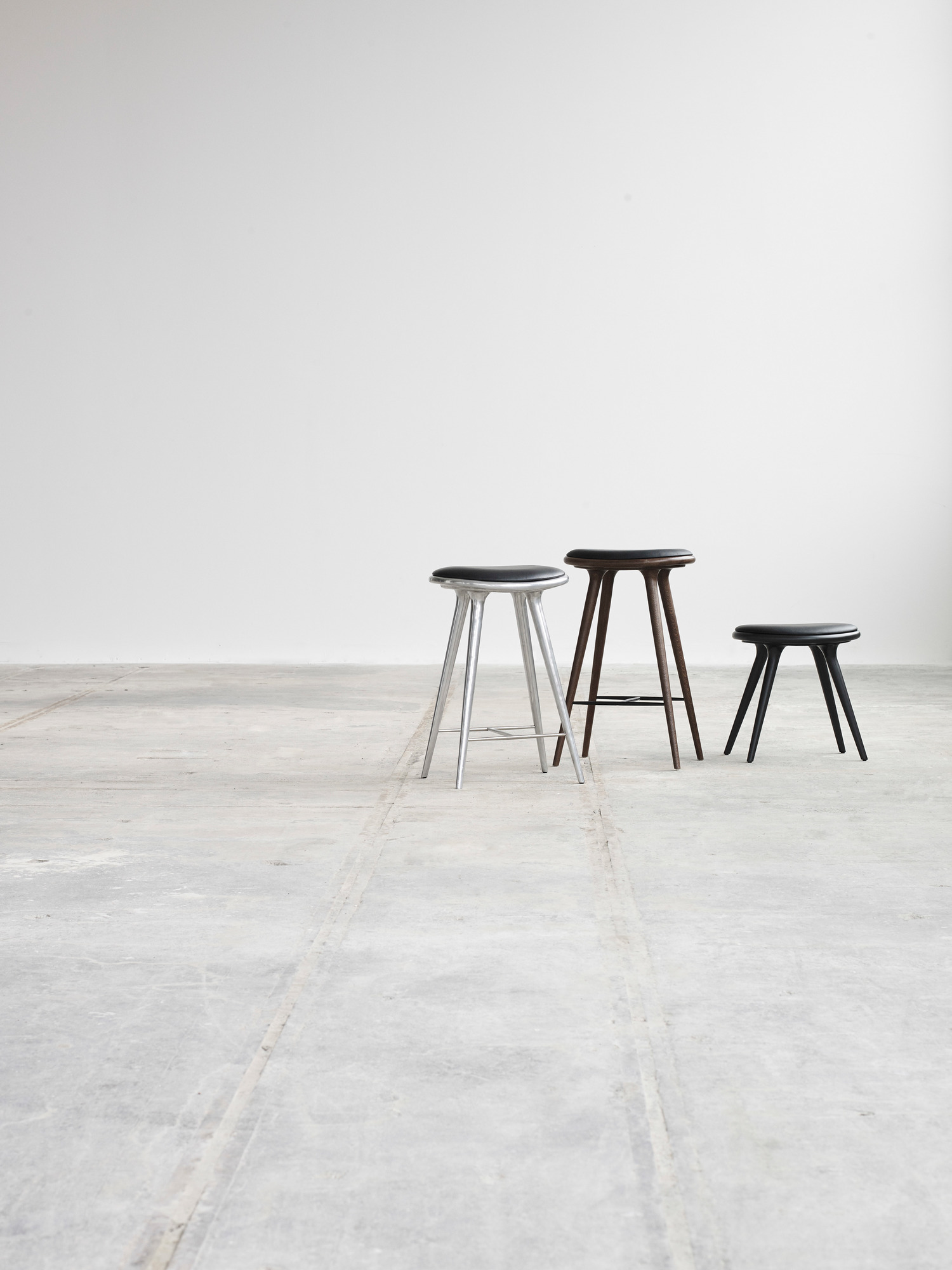 Tabouret / Tabouret de bar aluminium Mater