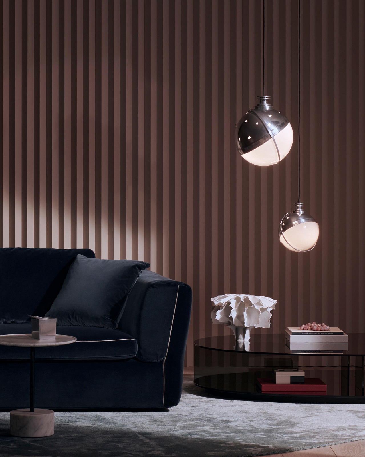 Helena Lampe suspendue aluminium Cassina