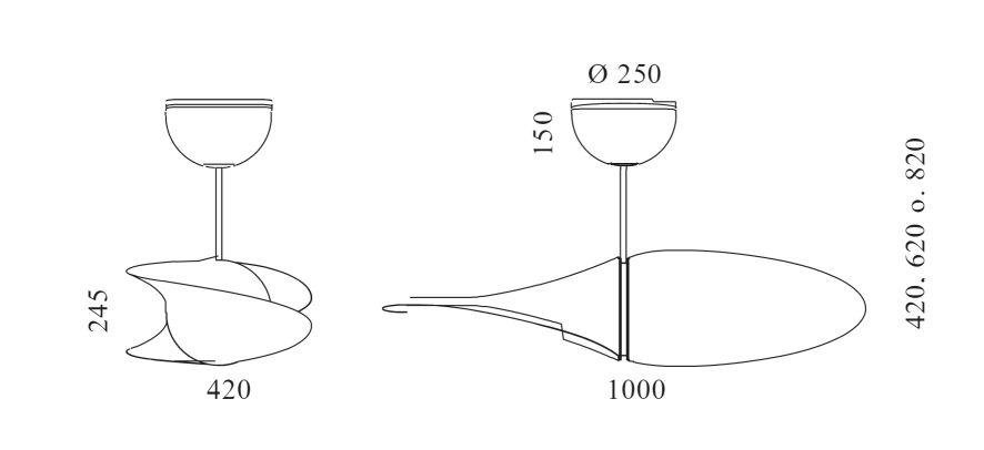 Propeller Plafonnier Serien Lighting