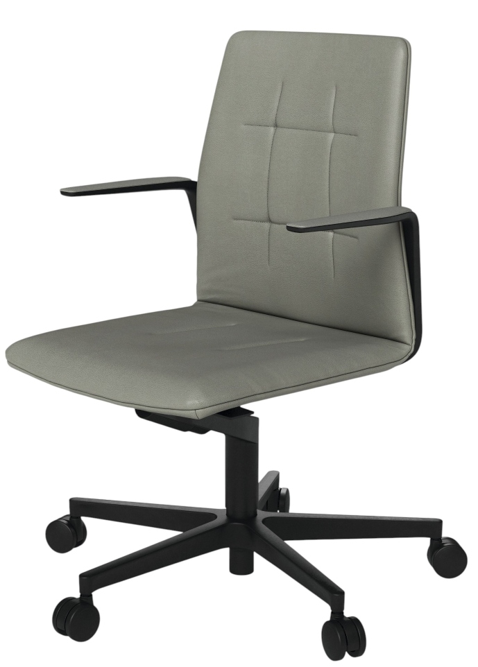 Leadchair Evo chaise pivotante / chaise de bureau avec pied en étoile à cinq branches Walter Knoll