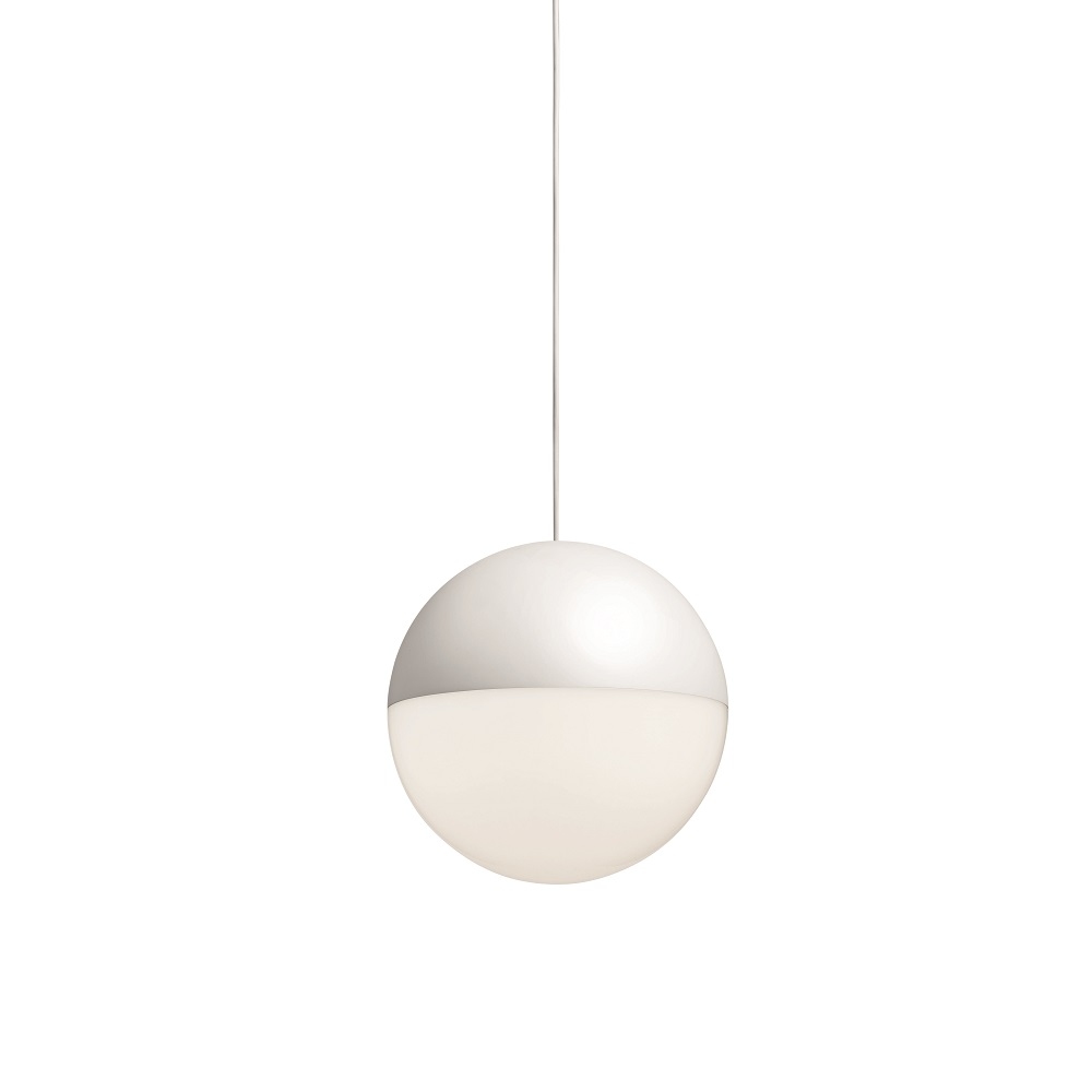 String Light Sphere Head Lampe suspendue Blanc Flos