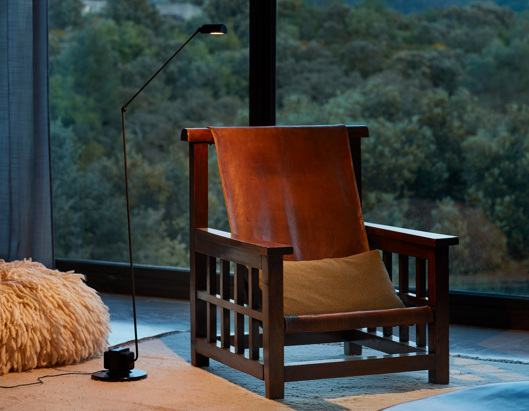 Daphine Terra LED Lampadaire NOIR MAT Lumina OFFRE SPECIALE