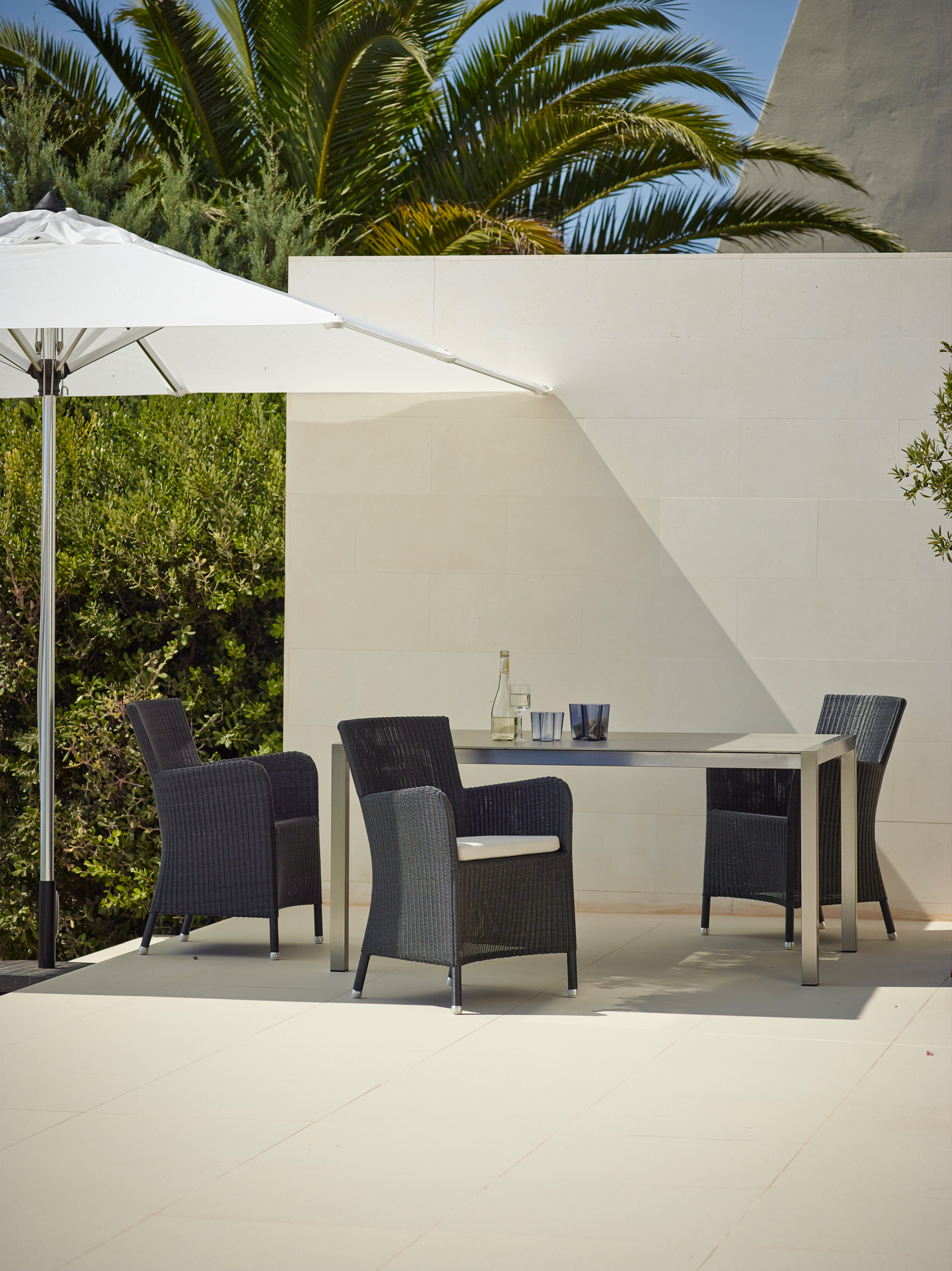 Hampsted Outdoor fauteuil gris clair Cane-Line