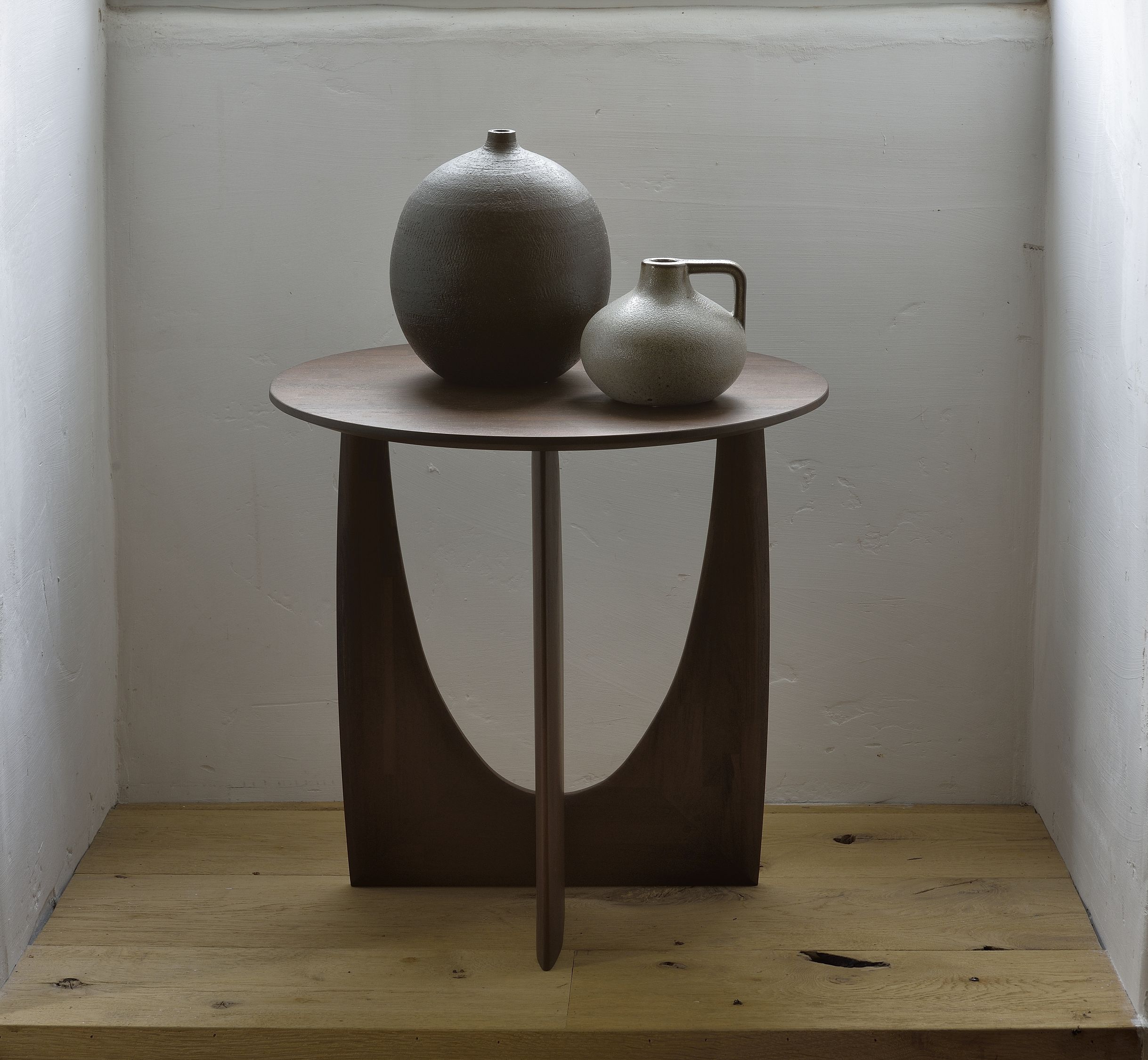 Geometric Table d'appoint Teck Ethnicraft