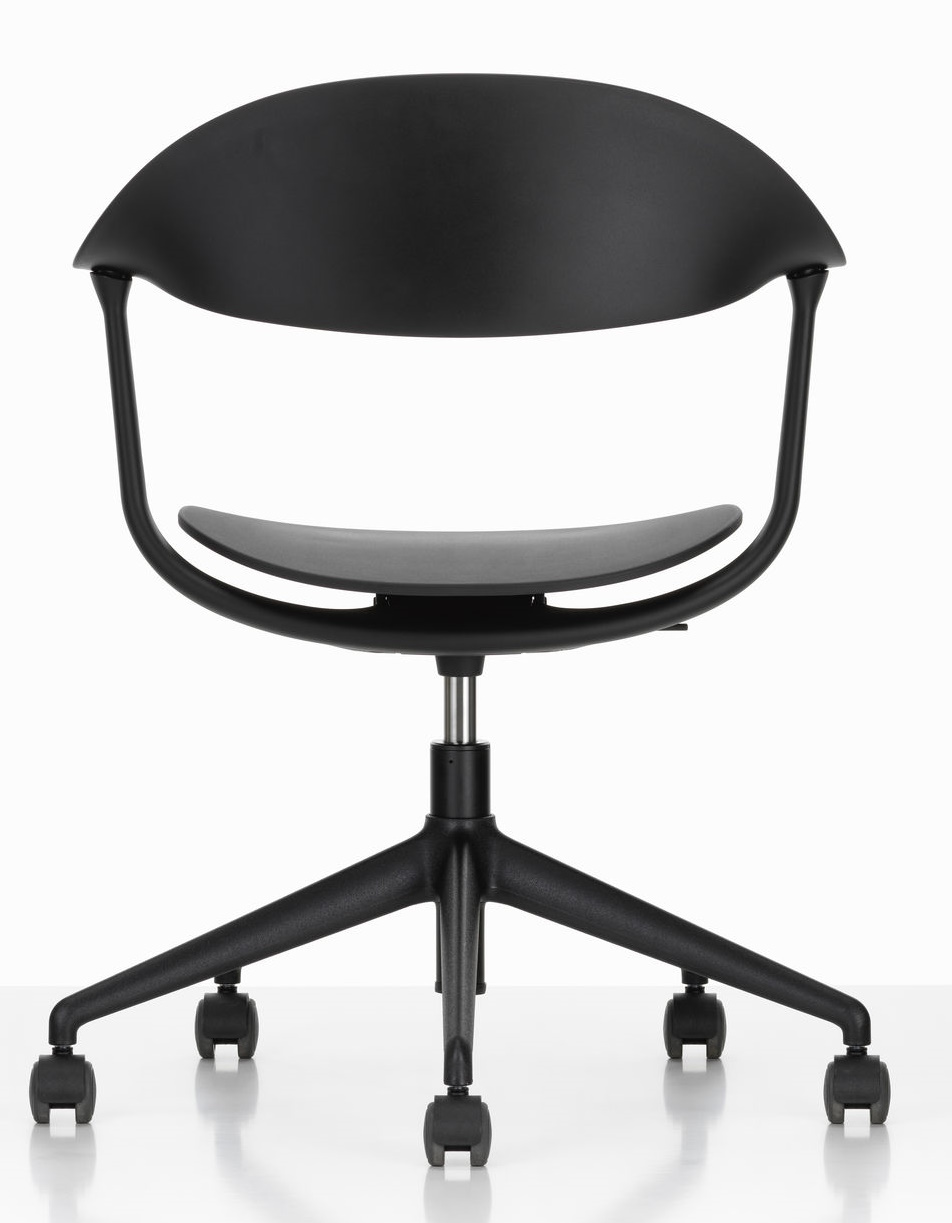 Mynt dossier et assise plastique Chaise de bureau Vitra