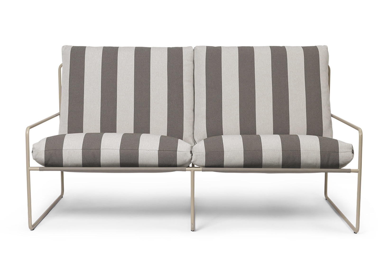 Desert Canapé d'extérieur 2 places à rayures Structure Cashmere Ferm Living