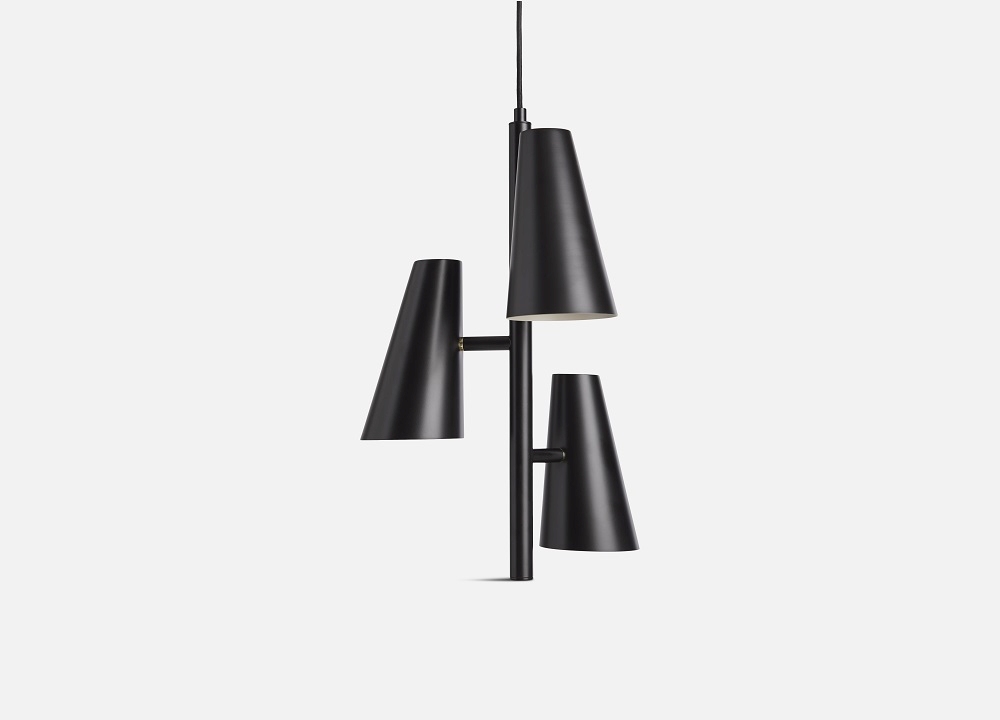 Cono Pendant lamp 3 Shades Lumière pendentif Woud