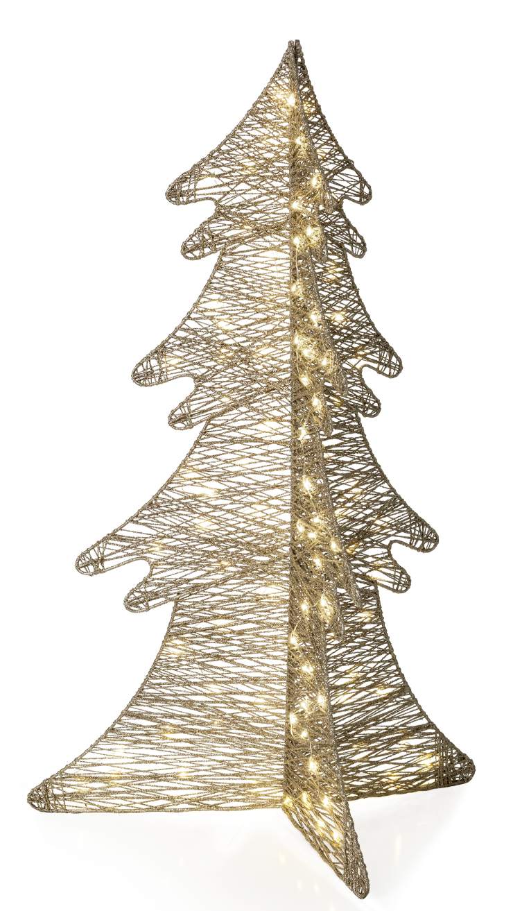 Glitter Tree M LED  Arbre à paillettes H 76 cm STT AG