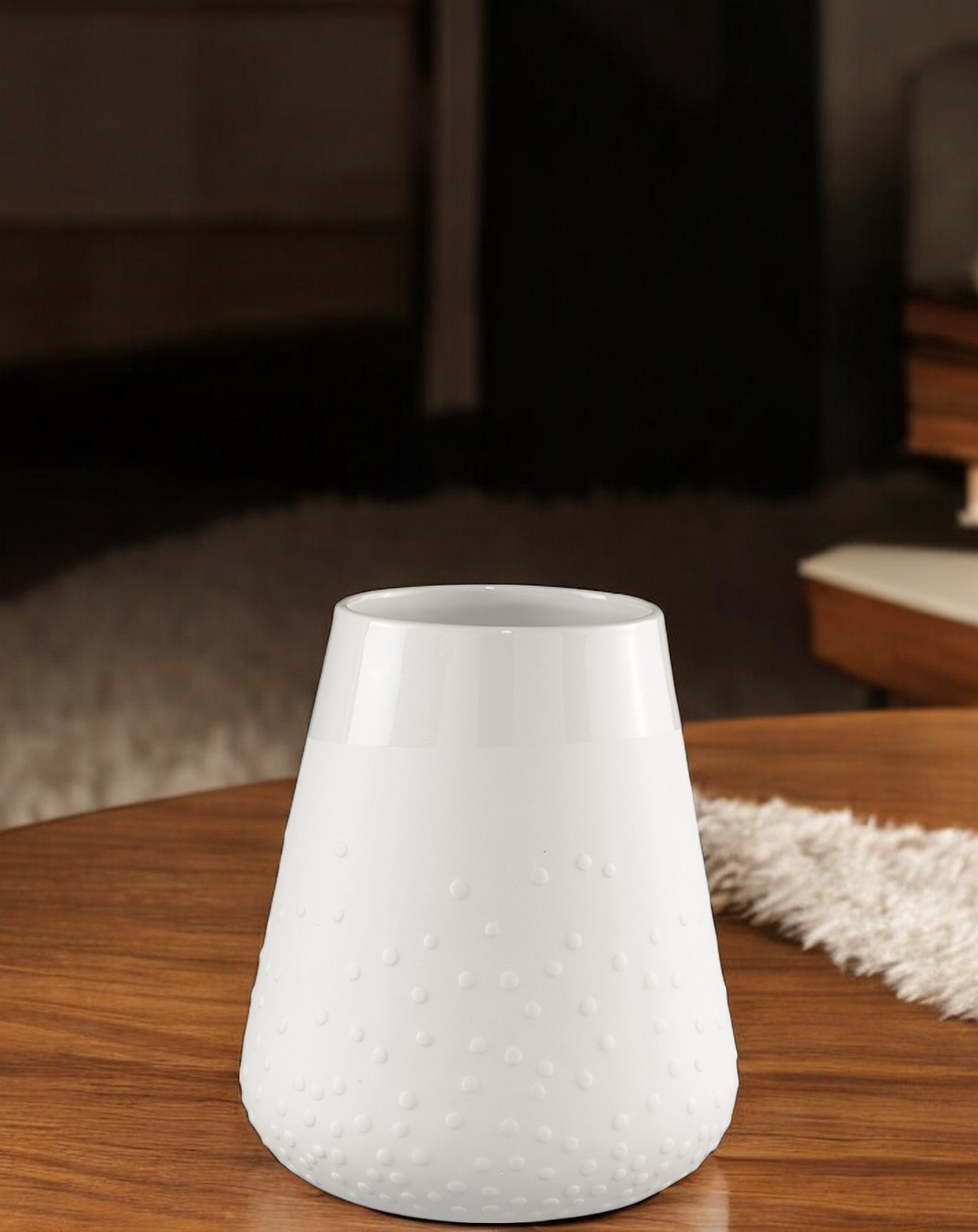 Maison Poésie Vase en porcelaine Points Roues OFFRE SPECIALE