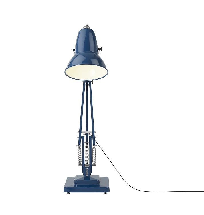 Original 1227 Giant Floor Lamp Lampadaire Indoor Anglepoise Marine bleu