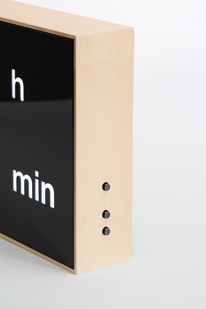 Digital clock LED Horloge numérique / Horloge de table Albert Clock bois d'érable