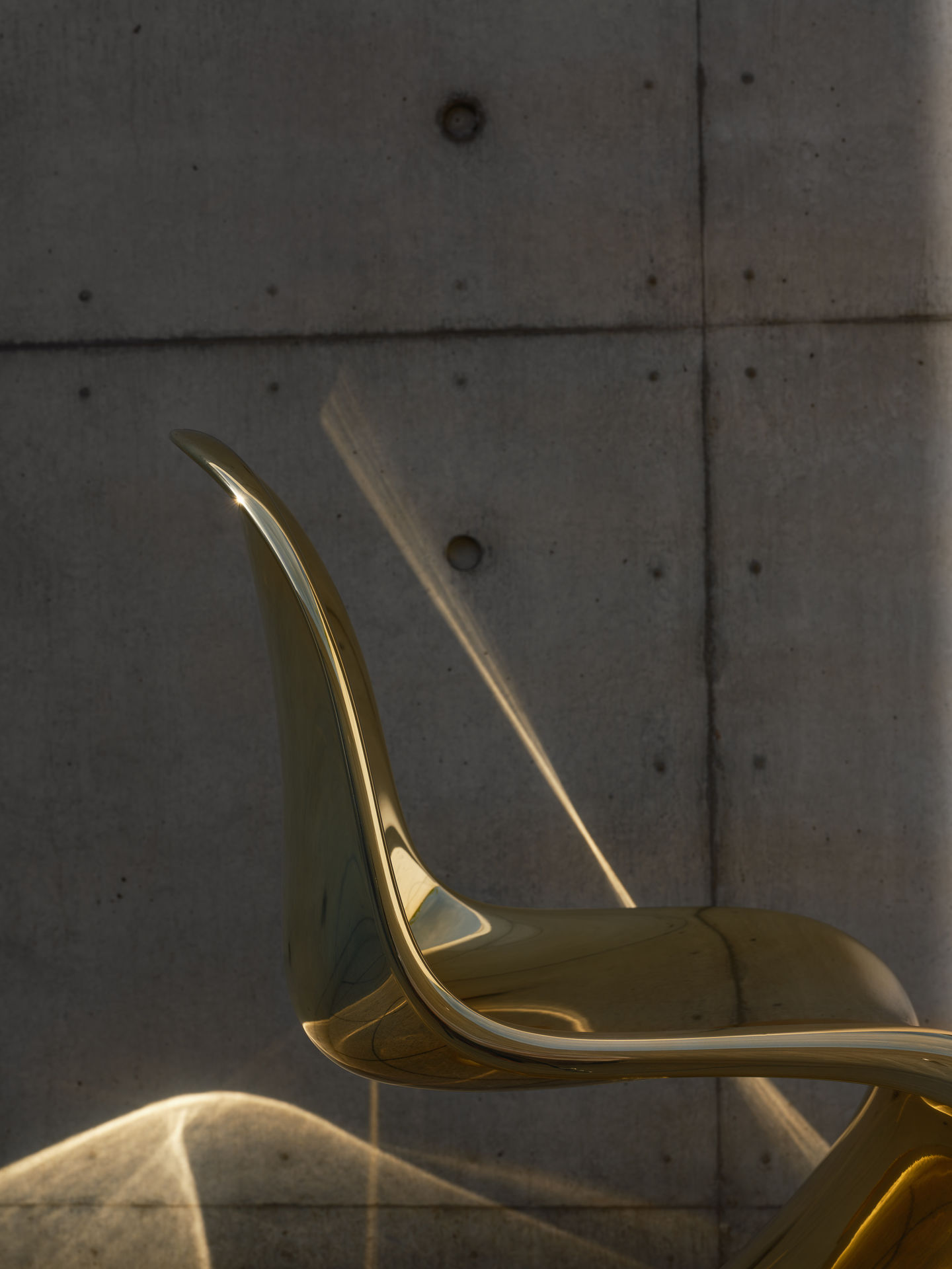 Panton Gold Chair Chaise LIMITED EDITION Vitra