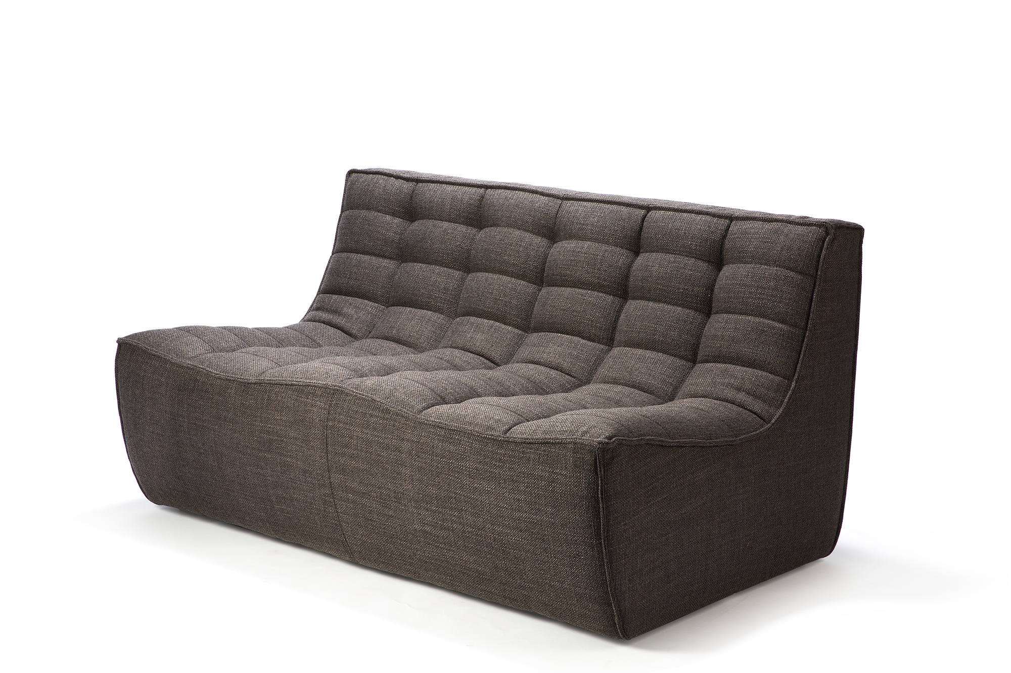 N701 Canapé 2 places gris foncé Ethnicraft