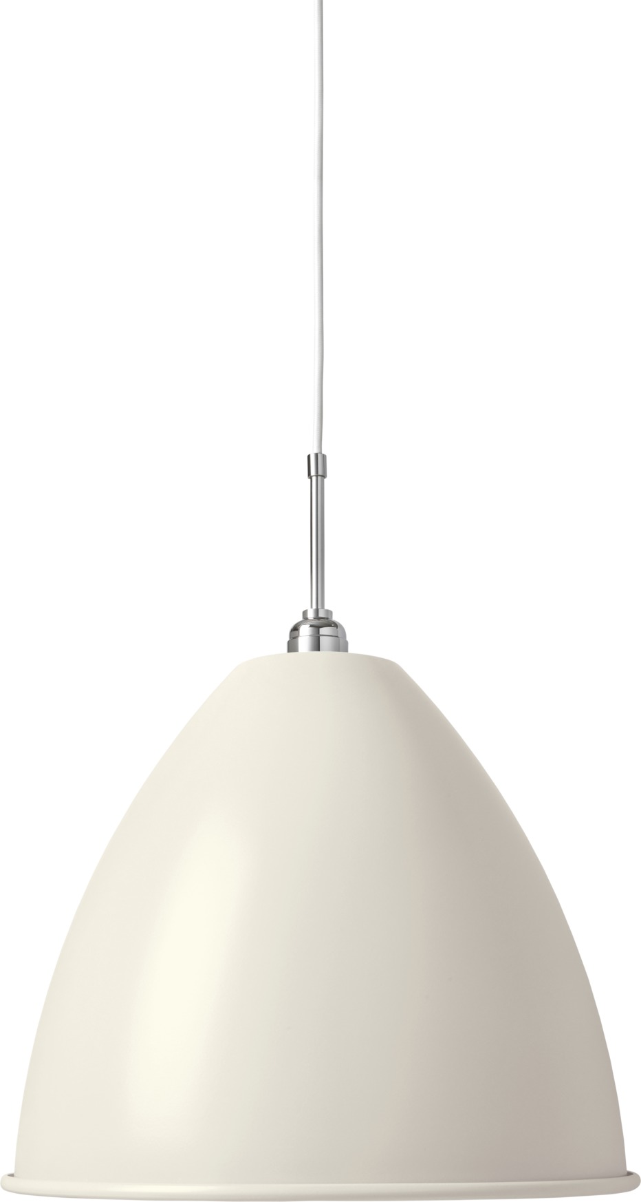 Bestlite BL 9 L pendant luminaire Blanc / Chrome Gubi