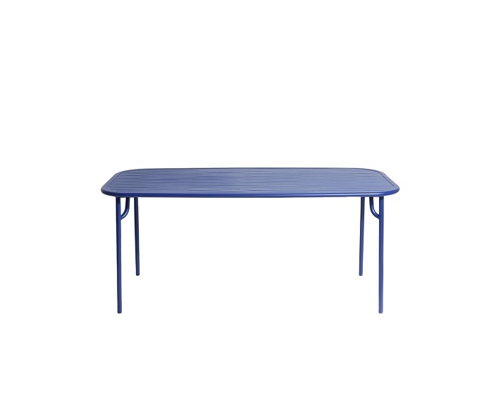 Week-End Rectangle Table Table rectangulaire Petite Friture Bleu