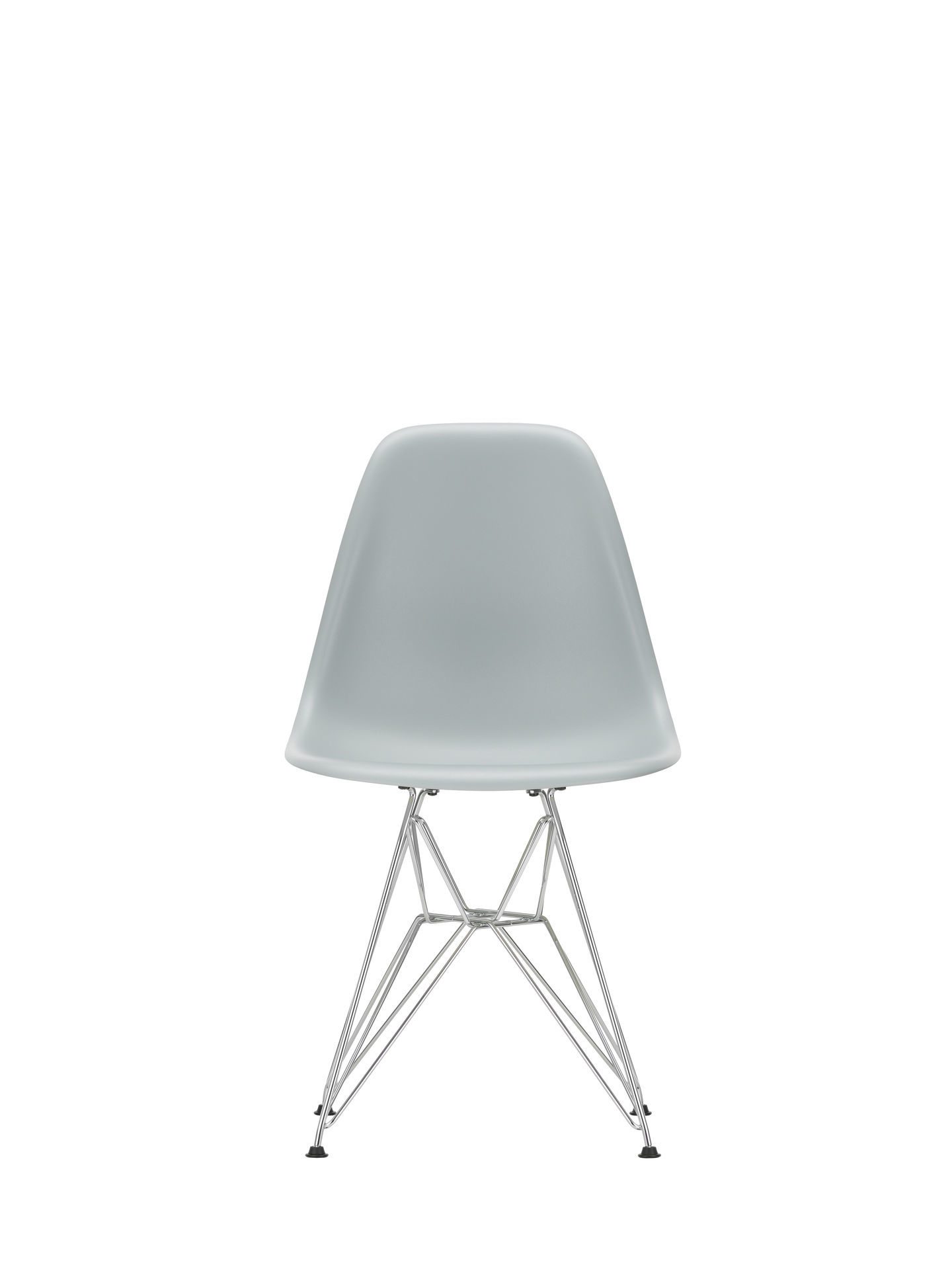 Eames Plastic Side Chair DSR Chaise Vitra Noir-Pebble