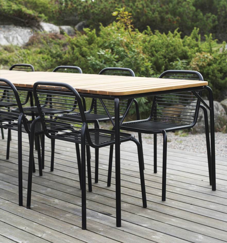 Vig Table 90 x 200 cm Table d'extérieur Normann Copenhagen  