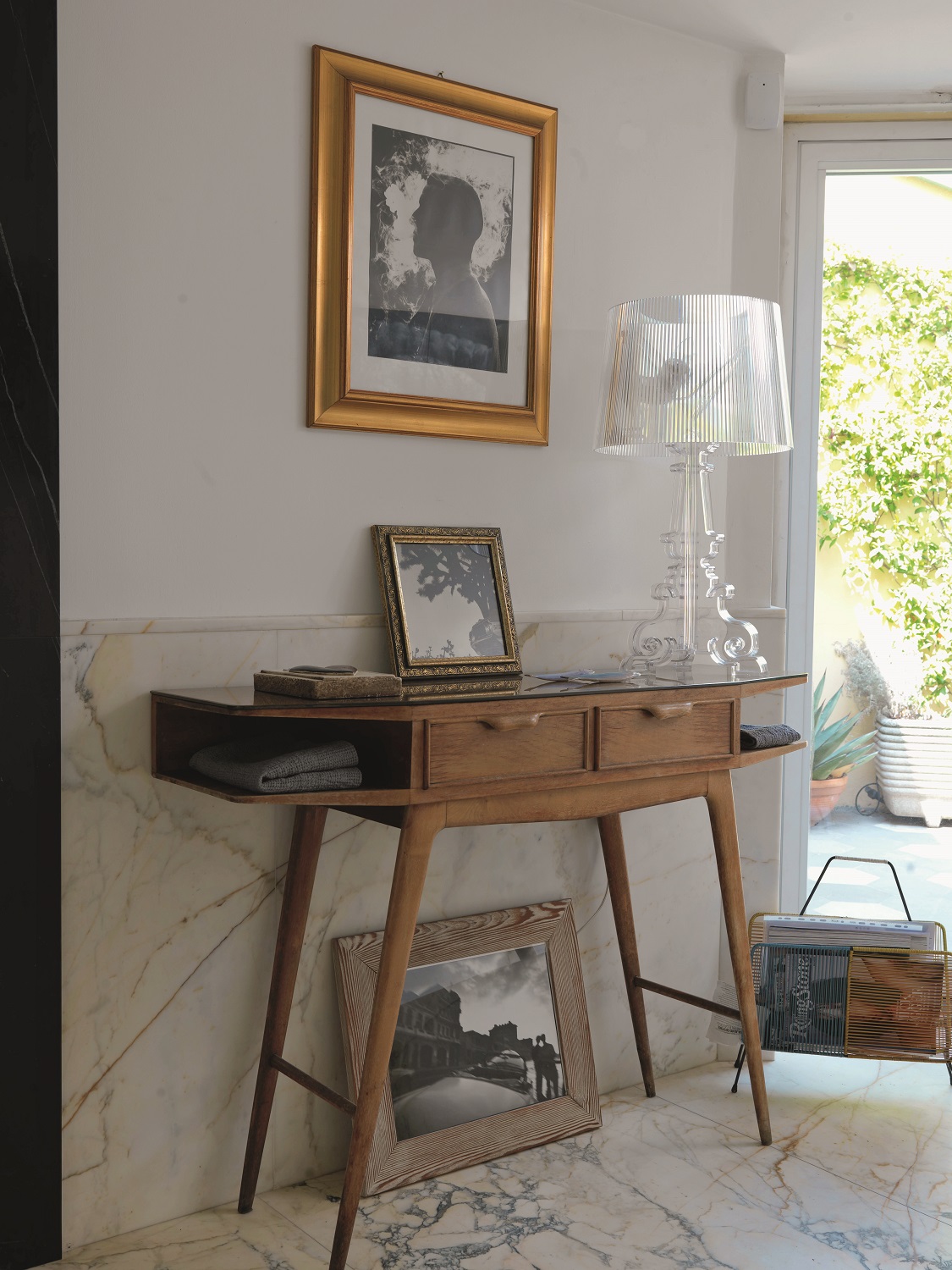 Bourgie Lampe de Table Cristal clair Dimmable Kartell