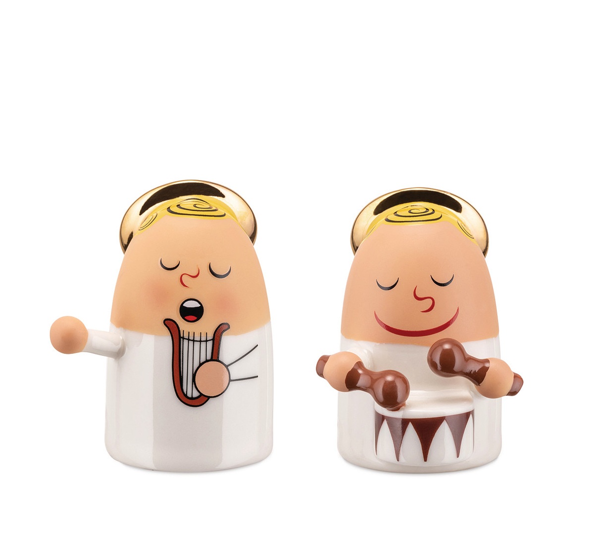 Angels Band Figurines en porcelaine 2 pièces AMGI26SET 3 Alessi