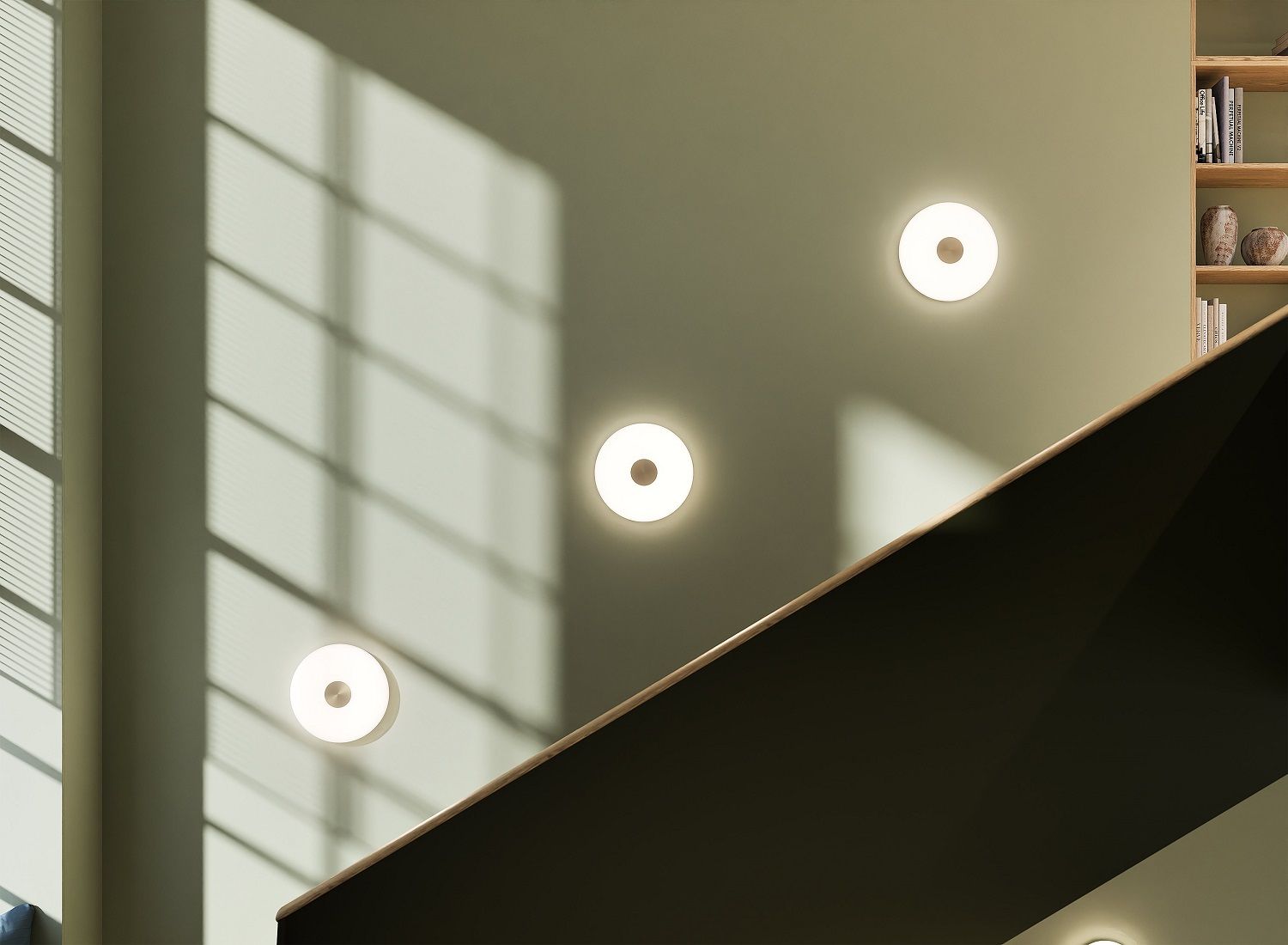 Glint Glass opal Wall lamp Applique murale Northern