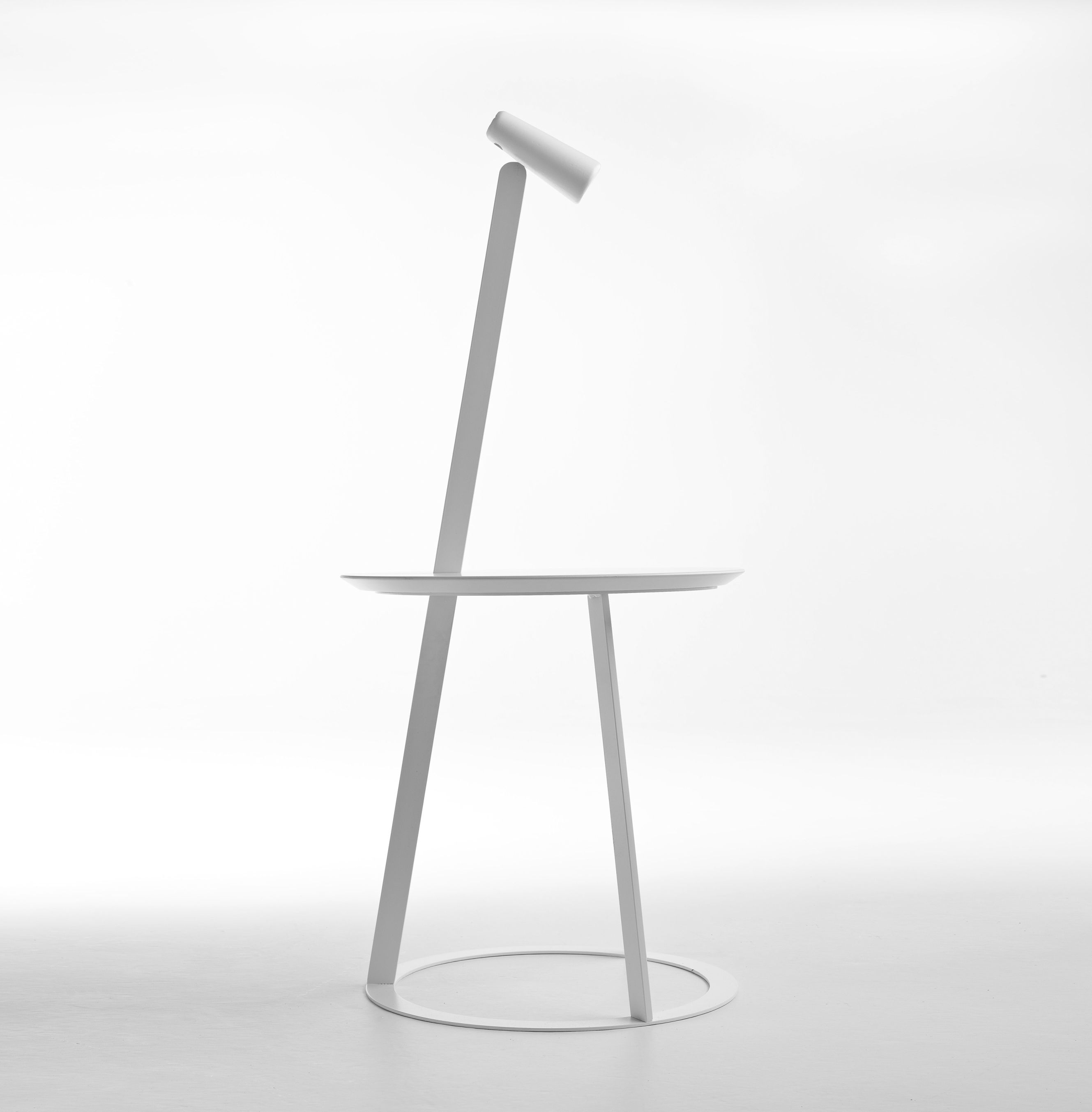 Albino Torcia Table d'appoint blanc Casamania Horm