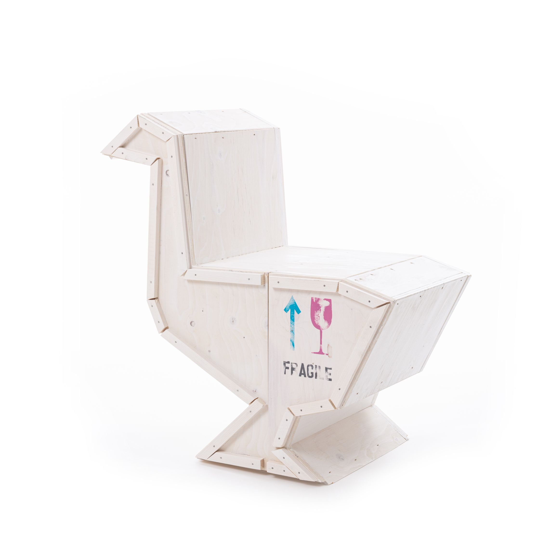 Sending Animals 2.0 Goose armoire blanc Seletti