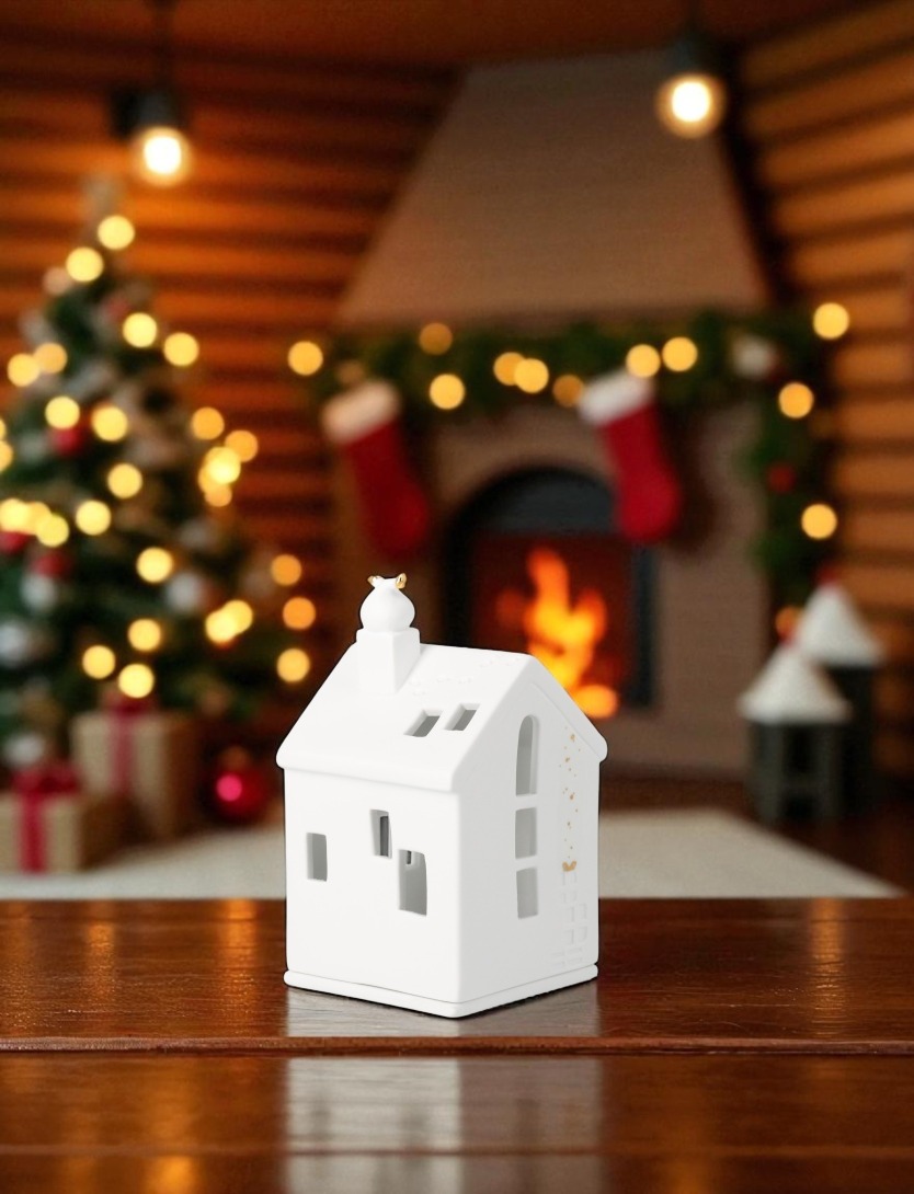 Maison lumineuse Les pieds du Père Noël Roues