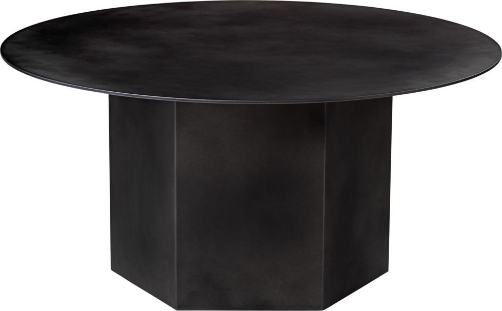 Epic Coffee Table Table basse Midnight Black Acier 80 Gubi