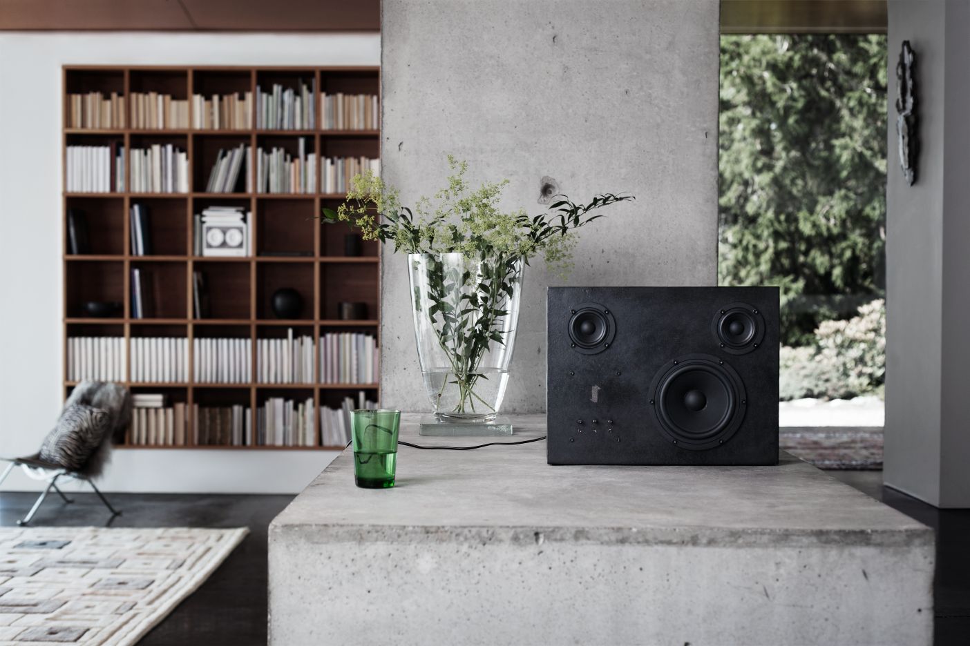 Haut-parleur en acier Transparent Haut-parleur en acier Transparent