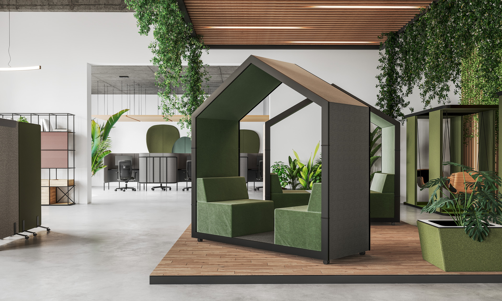 treehouse TH 2 Meubles acoustiques pour 2 personnes Bejot